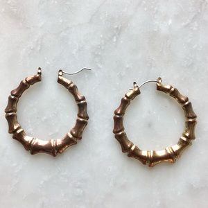 Vintage Bronze Hoops
